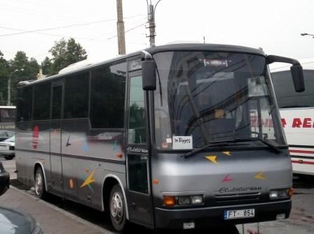 bus rental, hire bus, coach with driver, chauffeur, Riga, Latvia