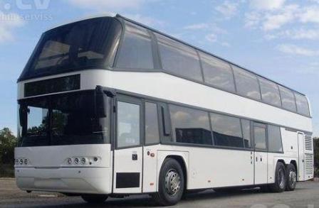 double decker, bus rental, hire bus, coach with driver, chauffeur, Riga, Latvia