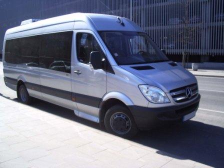 rent minibus, hire minibus, van, minivan with driver, Riga, Latvia